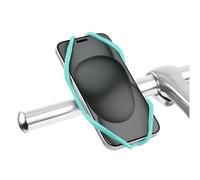 BONE Bike Tie 5, Support Téléphone Vélo pour Guidon, Porte Smartphone Universel 4,7-7,2", Support iPhone Vélo Antidérapant Antichoc, Support Portable Vélo en Silicone - Turquoise