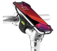 BONE Bike Tie Pro 3, Support Téléphone Vélo pour Potence, Porte Smartphone Universel 5,8-7,2", Support iPhone Vélo Antidérapant Antichoc, Support Portable Vélo en Silicone - Noir