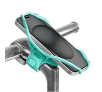 BONE Bike Tie Pro 5, Support Téléphone Vélo pour Potence, Porte Smartphone Universel 5,8-7,2", Support iPhone Vélo Antidérapant Antichoc, Support Portable Vélo en Silicone - Turquoise
