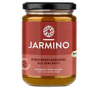 Bone broth soupe (6x 350ml) | bouillon d'os de boeuf | JARMINO | acide hyaluronique, collagène et protéine naturelle | bio