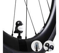BONE Capuchons de Valve avec Personnage, 2 pièces, lavables, résistants à la Corrosion, couvercles universels pour pneus de vélos, Voitures, camions, Motos et SUV, Pingouin
