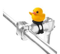 BONE Character Bike Domestique Patti Duck (Canard) - Figurine de vélo en Silicone pour Guidon ou Potence, décoration Strap-on avec Sangle Incluse