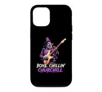 Bone Chillin' Churchill Vampire Jouant de la Guitare Alt Britannique Coque pour iPhone 12/12 Pro