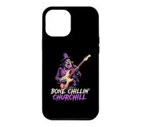 Bone Chillin' Churchill Vampire Jouant de la Guitare Alt Britannique Coque pour iPhone 12 Pro Max