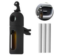 BONE Désodorisant de voiture Diffuseur de parfum Clip pour bouches d'aération - Huile essentielle de parfum pour homme et femme - Décoration de parfum pour voiture (Maru Penguin)