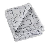 Bone Dry Couverture pour Animal Domestique à imprimé os en Relief, 91,4 x 121,9