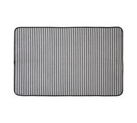 Bone Dry Tapis de Cage rayé pour Animal Domestique, Taille XXL, 76,2 x 114,3 cm, Gris