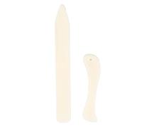 Bone Folders Plastic Boning Paper Scoring Tool Professional Origami Creaser Crafting Tool for DIY Sewing Card Making Scrapbooking Office Supplies Binding 1 Long 1 Short Set