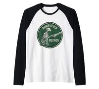 Bone-ified Friends Funny Squelette propriétaire de Chien Papa Maman Pun Blague Manche Raglan
