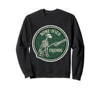 Bone-ified Friends Funny Squelette propriétaire de Chien Papa Maman Pun Blague Sweatshirt