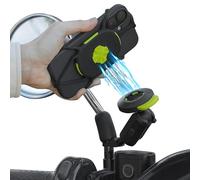 BONE Moto Tie Connect Kit 3 - Mirror Stem - Support téléphone Moto pour Tige de rétroviseur, antichocs, Rotation 360°, Compatible Smartphones 4,7-7,2"