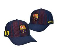 Boné Officiel du FC Barcelone Messi 10 + assinatura, Taille Junior ajustée