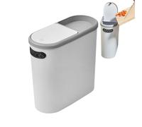 Bone quotidienne - bac à 10 litres | 10 -Liter Cuisine Couchette de poussière | Bonging avec couvercle de pression pour lavabo, bureau, salle de bain, appartement, chambre, dortoir, intérieurs