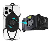 BONE Run Tie Connect Kit 2, Brassard Smartphone et Support Téléphone Sport Amovible avec Tie Connect, Maintien Sécurisé pour Running et Jogging, Compatible 4,7-7,2 Pouces