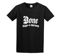 Bone Thugs N Harmony Hip Hop Unisex 100% Cotton Short-Sleeve T-Shirts Black XL