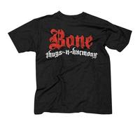 Bone Thugs N Harmony T-Shirts Distressed Tee T-Shirt Black L