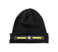 Boneie de lampe de poche - chapeau d'hiver LED, capuchon rechargeable | 3 Modes d'éclairage Lampe frontale pour le camping de camping en plein air Runking Running, Chapeau en tricot confortable avec m