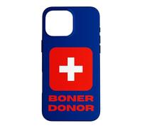 Boner Donor Life Guard Cross Saving Lives with Humour Coque pour iPhone 16 Pro Max