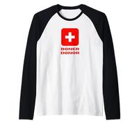 Boner Donor Life Guard Cross Saving Lives with Humour Manche Raglan
