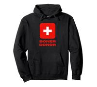 Boner Donor Life Guard Cross Saving Lives with Humour Sweat à Capuche