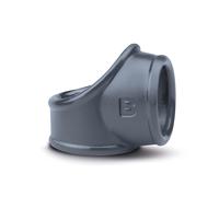 Boners - cockring et anneau pour scrotum - silicone gris