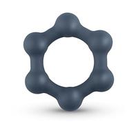 Boners Anneau pénien Hexagone – Boules en acier – 7,5 cm