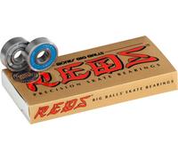 Bones Big Balls Rouges Lot de 8 roulements à billes 8 mm