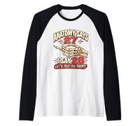 Bones in My Hand Funny Anatomy Dark Humour Sarcasm Manche Raglan