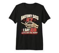Bones in My Hand Funny Anatomy Dark Humour Sarcasm T-Shirt Haut de Gamme