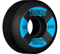 Bones Roues Skate (x4) 100S V5 4 Sidecut Noir 100A 53mm