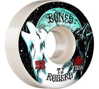 Bones Roues Skate (x4) STF V3 Rogers Howl Slims103A52mm Blanc