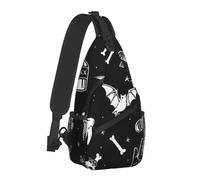 Bones Squelette Souls Sac à bandoulière Sports A Few of My Macabre Things Sac de poitrine Femme Homme Mode Épaule Sacs à dos Voyage