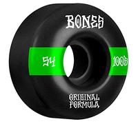 Bones Wheels 100's #14 V4 Wide Roues de Skateboard Unisexe, Noir, 54 mm