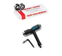 Bones White Swiss 608 Original Roulements de Skateboard par défaut Blanc 8 mm