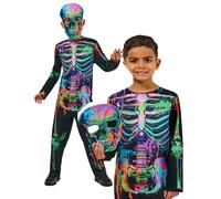 Rubies 1001676XXS000 Bright-Night Witch Costume pour enfant, fille, multicolore, 3-4 ans
