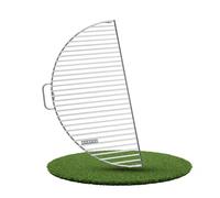 BonFeu ½ BonGrill Plaque de Grill Ø120cm - Plaque de Grill Gaz & Bois - Plancha Grill - Plaque de Cuisson - Plancha pour Cheminée de Jardin, Poêle de Terrasse et Foyer - Acier de Haute Qualité