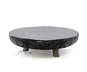 BonFeu Housse de protection ronde pour fire pit 60 cm - Housse de protection robuste et imperméable - Couverture résistante aux UV pour foyers extérieurs