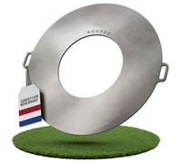 BonFeu Plancha Plaque de cuisson ronde en acier de qualité supérieure - Diamètre : 120 cm - Épaisseur : 6 mm