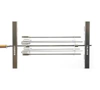 BonFeu Support de brochettes pour rôtisserie, support de tournebroche de qualité supérieure pour barbecue, accessoires de barbecue en acier inoxydable, support universel pour brochettes de légumes