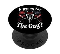 Bonfire Night Fireworks Penny for The Guy PopSockets PopGrip Adhésif