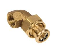 Bonfix Press rk Raccord 3 pièces à angle droit avec long bi.dr. 2 bix54mm kiwa 404150