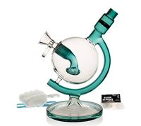 Bong en verre avec percolateur, bong à eau avec fumage à miel, bong à glace, bongs en verre Glassic Eau Hooahk, tuyaux, pipe à eau, grand Hookah avec accessoires, bol d'accessoires pour bongs 14,4 mm