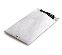 BONG tyvek enveloppes avec rembourrage au papier bulle et fermeture par bande adhésive b4 (250 x 353 mm (blanc)