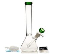 Bongbongbong Bong à eau fumer en verre de 14,5 mm avec pipe fumer, accessoires en verre de 14,5 mm