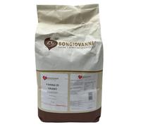 Bongiovanni Bontà Naturali Farine Complète de Sarrasin Bio Saveur Naturelle en Poudre 5 kg