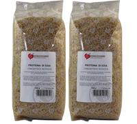 Bongiovanni Bontà Naturali Flocons de protéines de soja texturés concentrés sans gluten 500 g (Lot de 2)