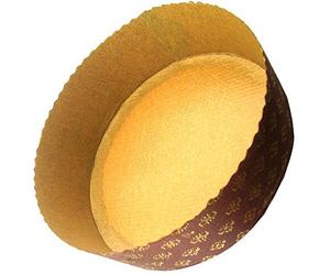 BONGIOVANNI FARINE E BONTA' NATURALI Pirottino per Panettone da 1Kg (5 pezzi)