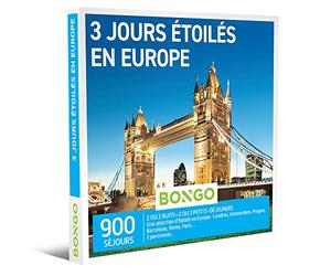 Bongo 3 Jours Étoilés en Europe Coffret Cadeau Unisex-Adult, Multicolore, Taille Unique