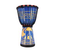Bongo Drum Outil à percussion à main en bois, tambours pour cuir naturel | Ensemble de bongo acoustique portable, tambour professionnel en latin à main pour débutants e mus