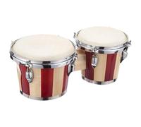 Bongo Drum - Professional Hardwood Hand-Drum Set for Kids, Percussion Rhythm Tool, Beginner Music Set with Rich-Tone, Educational Beat Kit for School Lessons and Home Practice